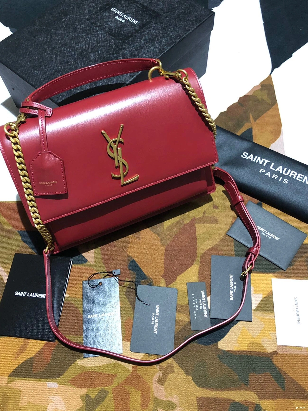YSL MEDIUM SMOOTH SATCHEL IN LEATHER SUNSET 0821